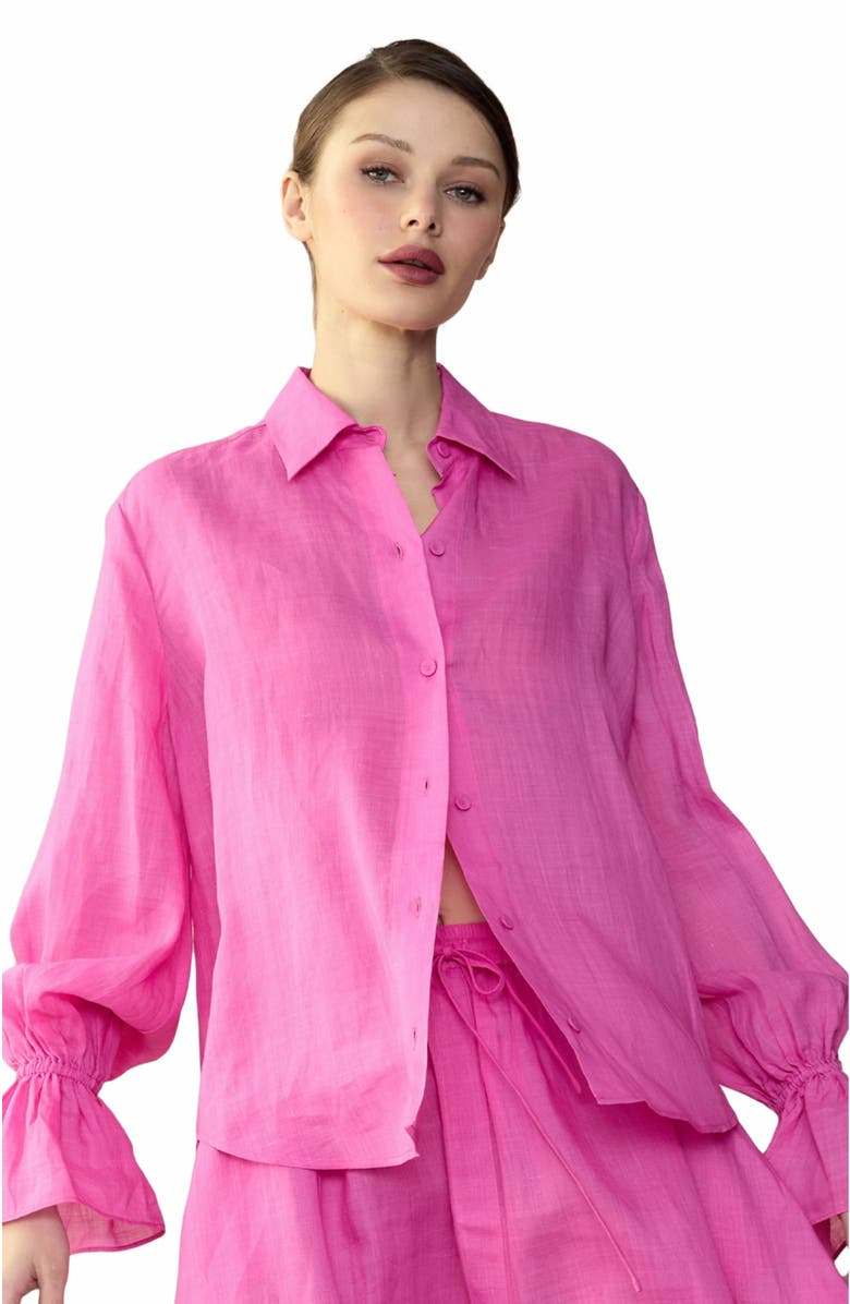 Cynthia Rowley Baleira Blouse, Alternate, color, 