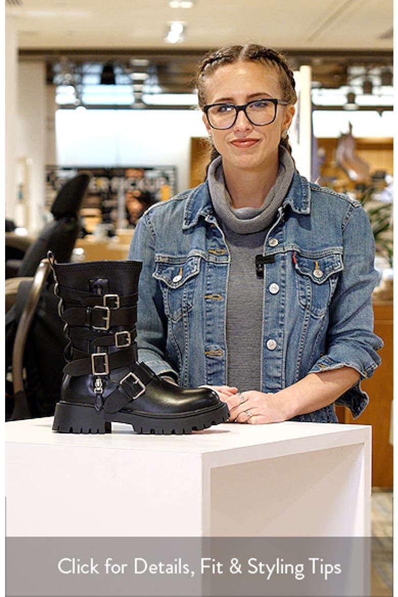 Spridy Buckled Combat Boot video