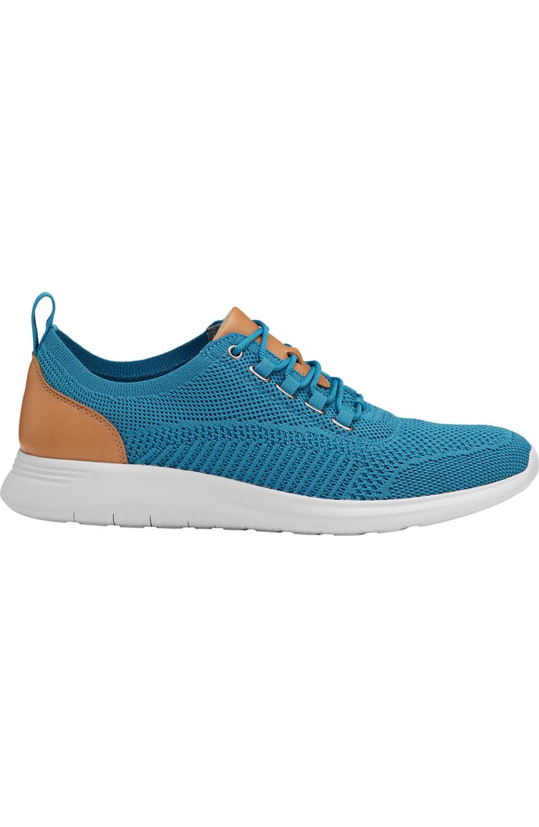 Johnston & Murphy Amherst Knit Sneaker, Alternate, color, Blue Knit