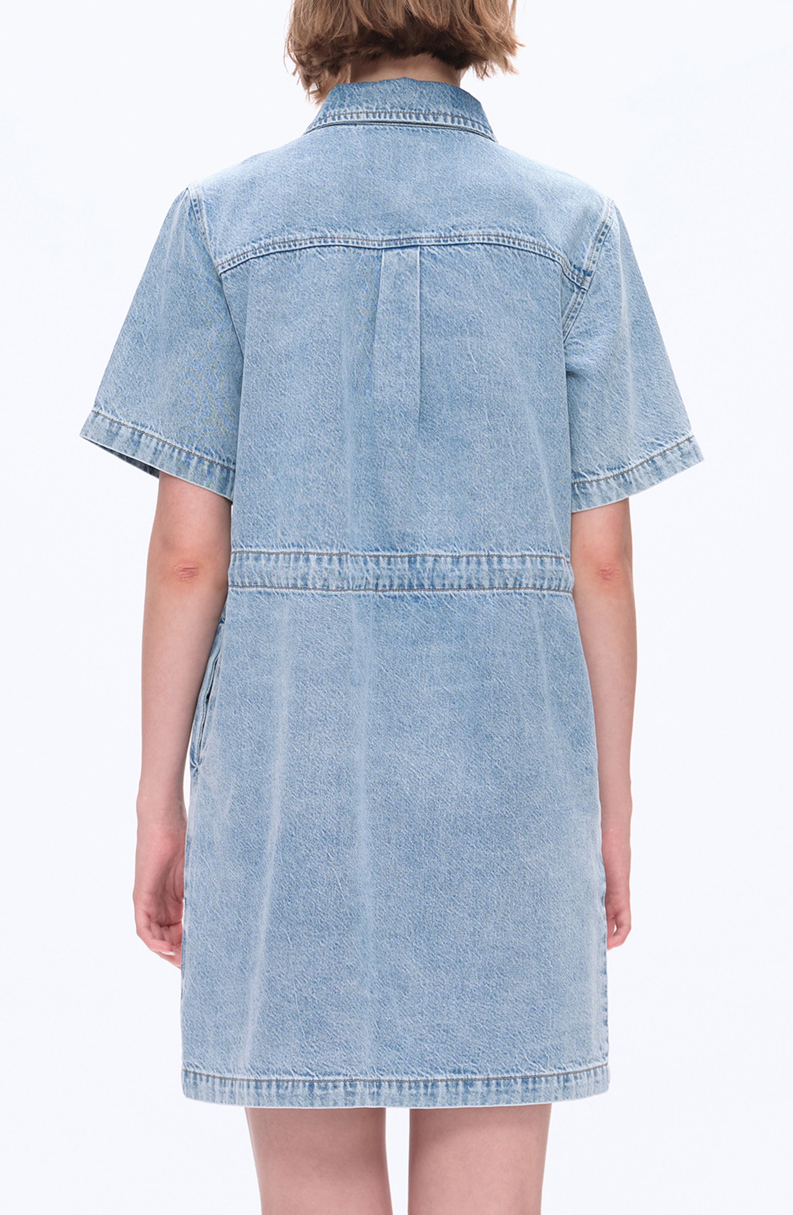 Denim Shirtdress - image 2