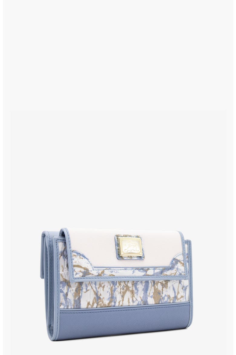 Acqua Bella Wallet 205, Alternate, color, Blue / White