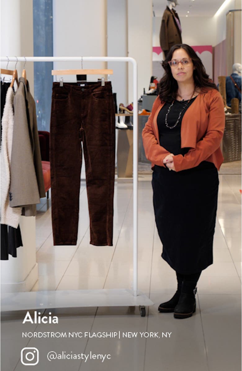 Cindy High Waist Twist Seam Ankle Straight Leg Jeans, sales video thumbnail