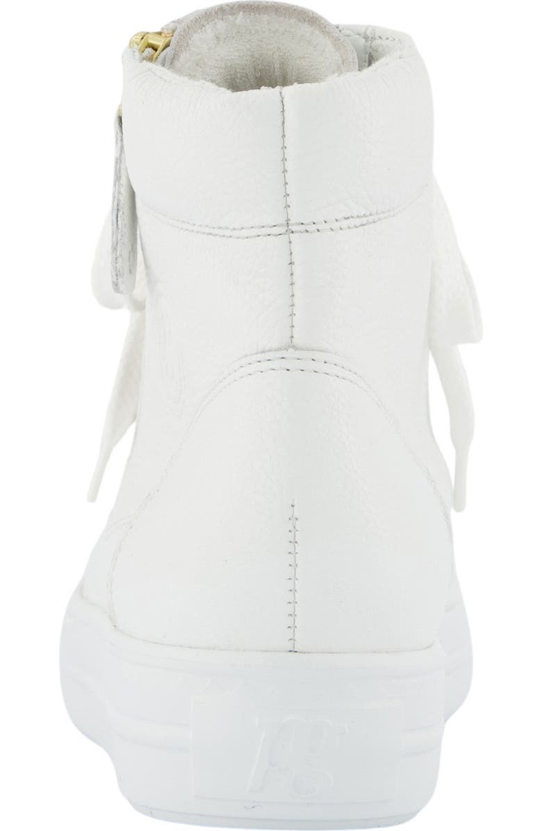 Paul Green Wells High Top Sneaker, Alternate, color, White Oro Combo