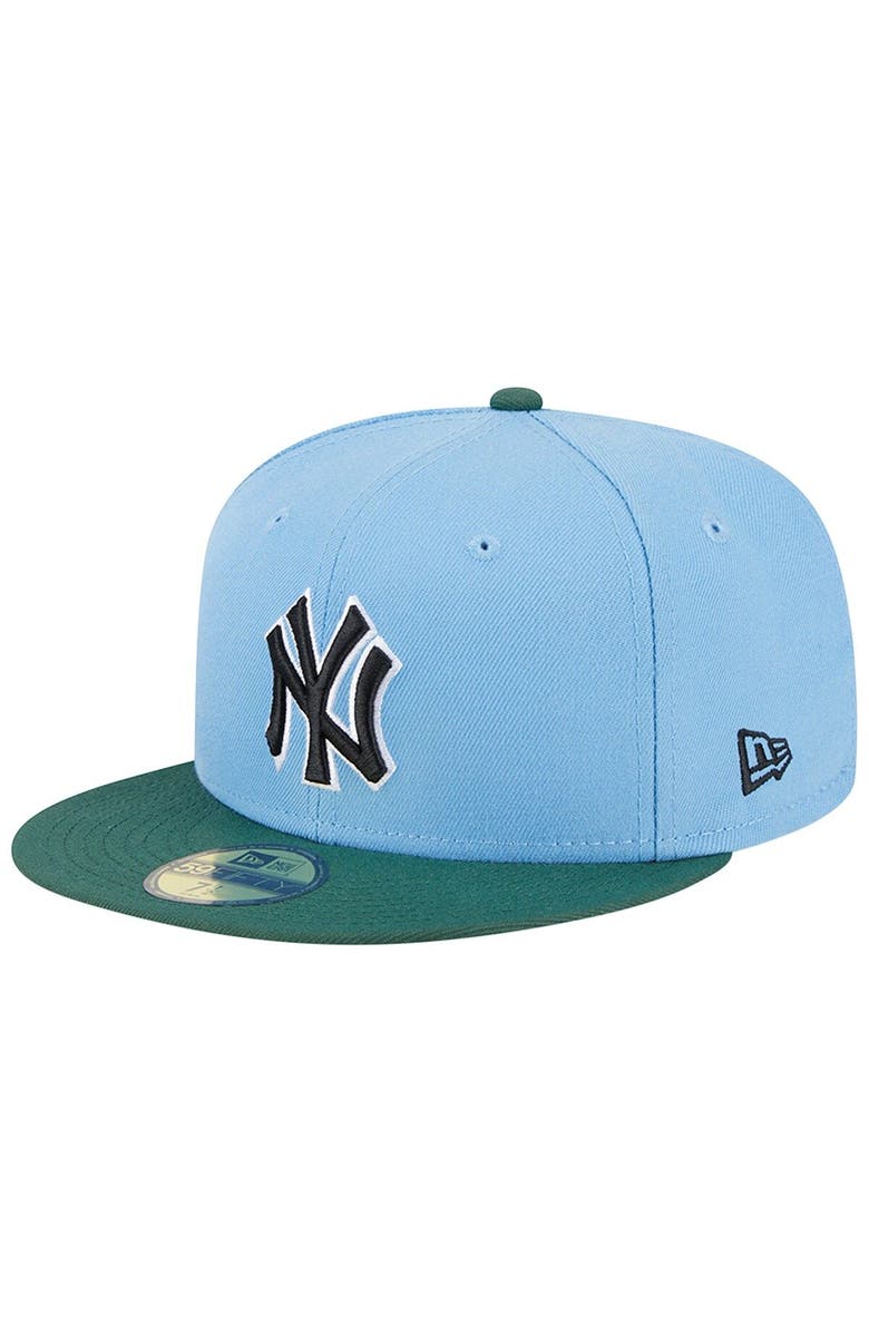 New Era Men's New Era Sky Blue/Cilantro New York Yankees 2000 Subway Series 59FIFTY Fitted Hat, Alternate, color, Light Blue