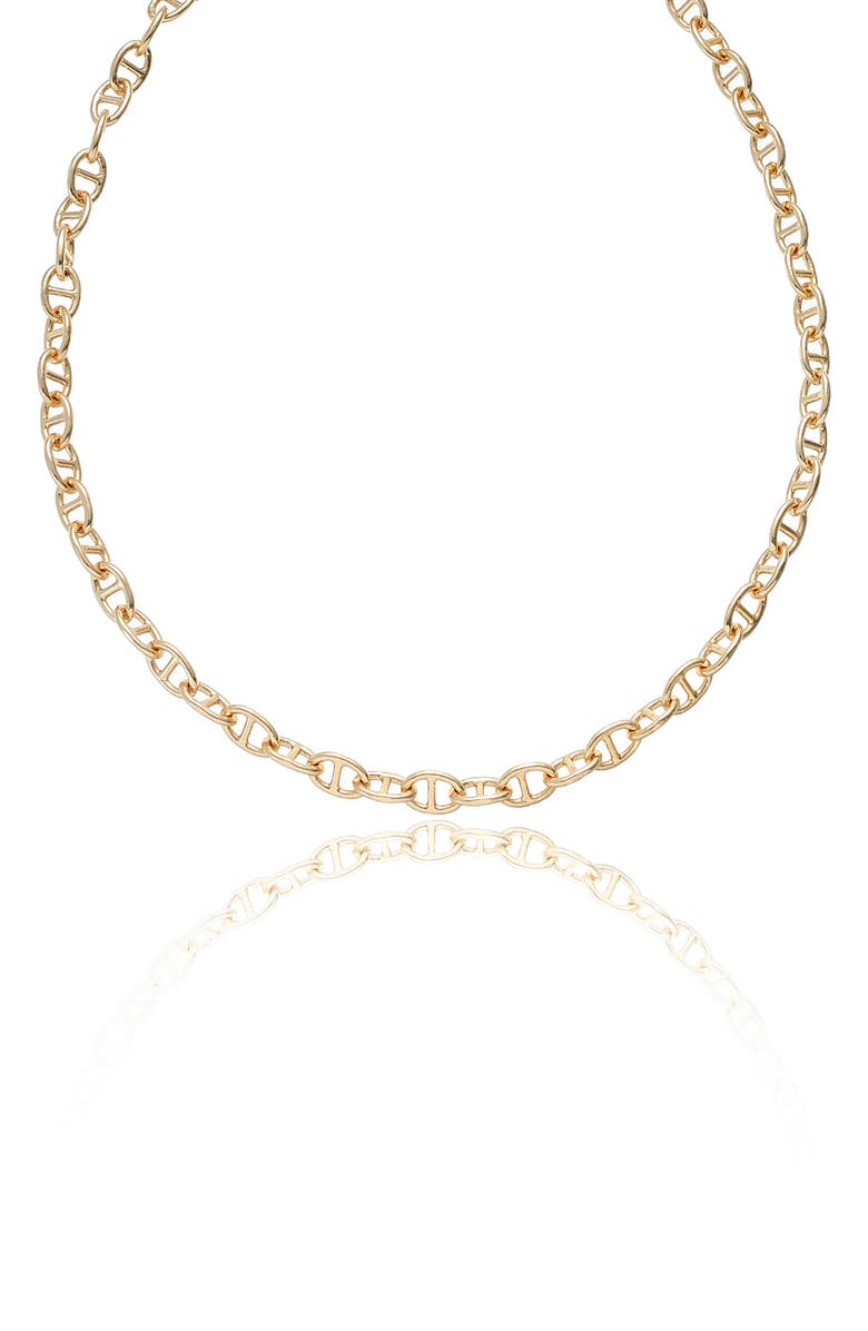 Ettika Mariner Chain Necklace, Main, color, Gold