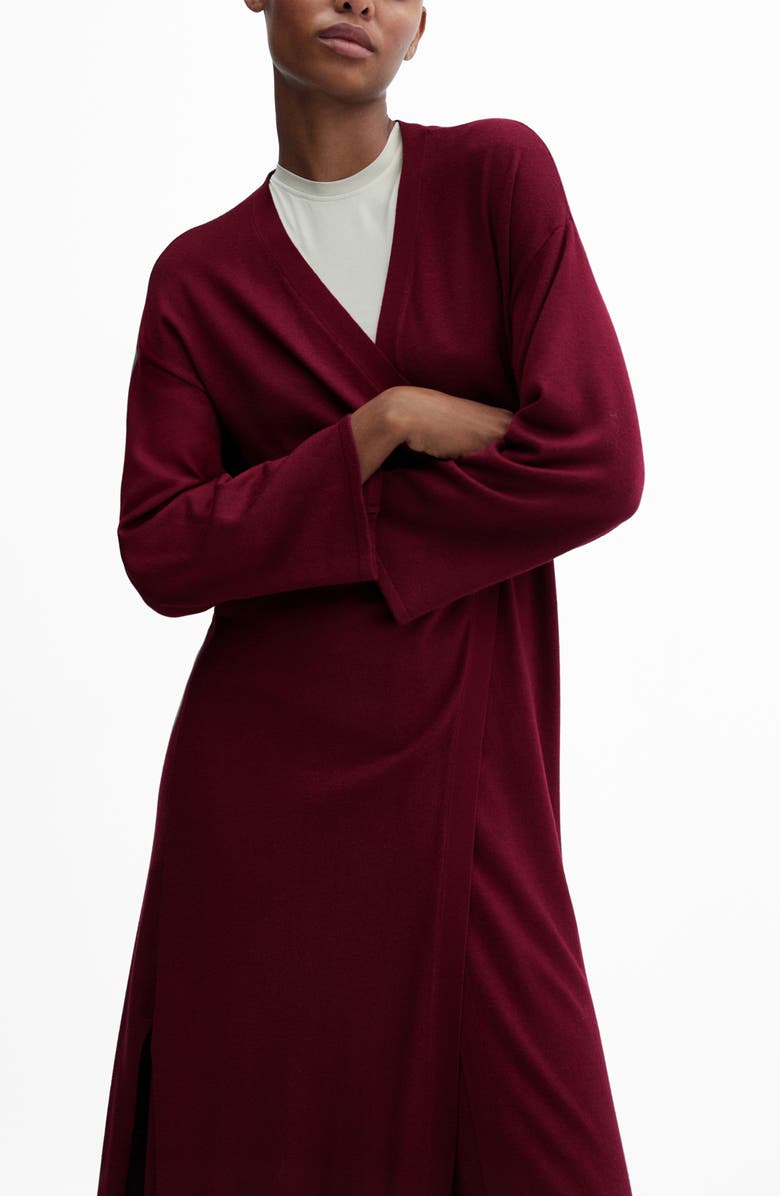 MANGO Fine Gauge Duster Cardigan, Alternate, color, 