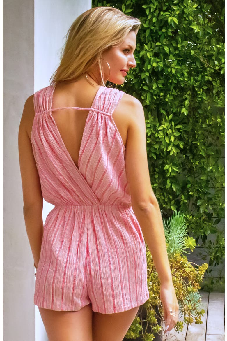 Beachy Keen Cover-Up Romper, Alternate, color, GRAPEFRUIT