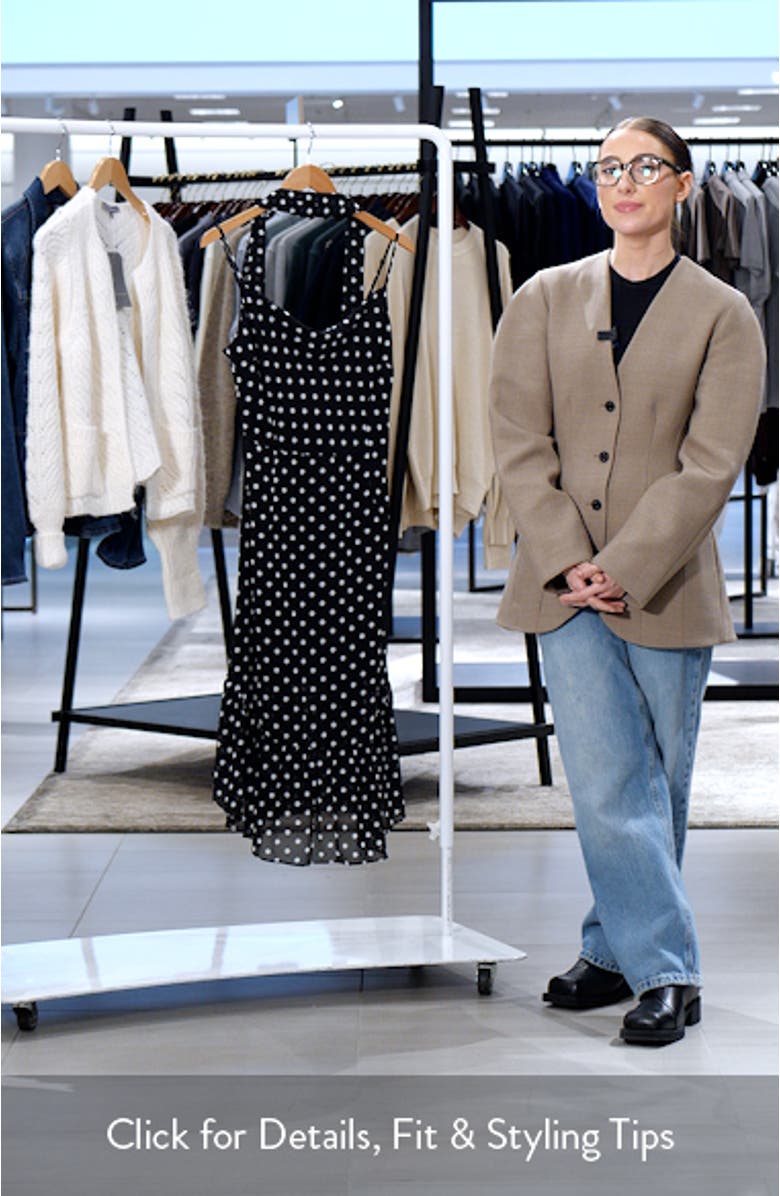 Francesca Dot Midi Dress & Scarf, sales video thumbnail