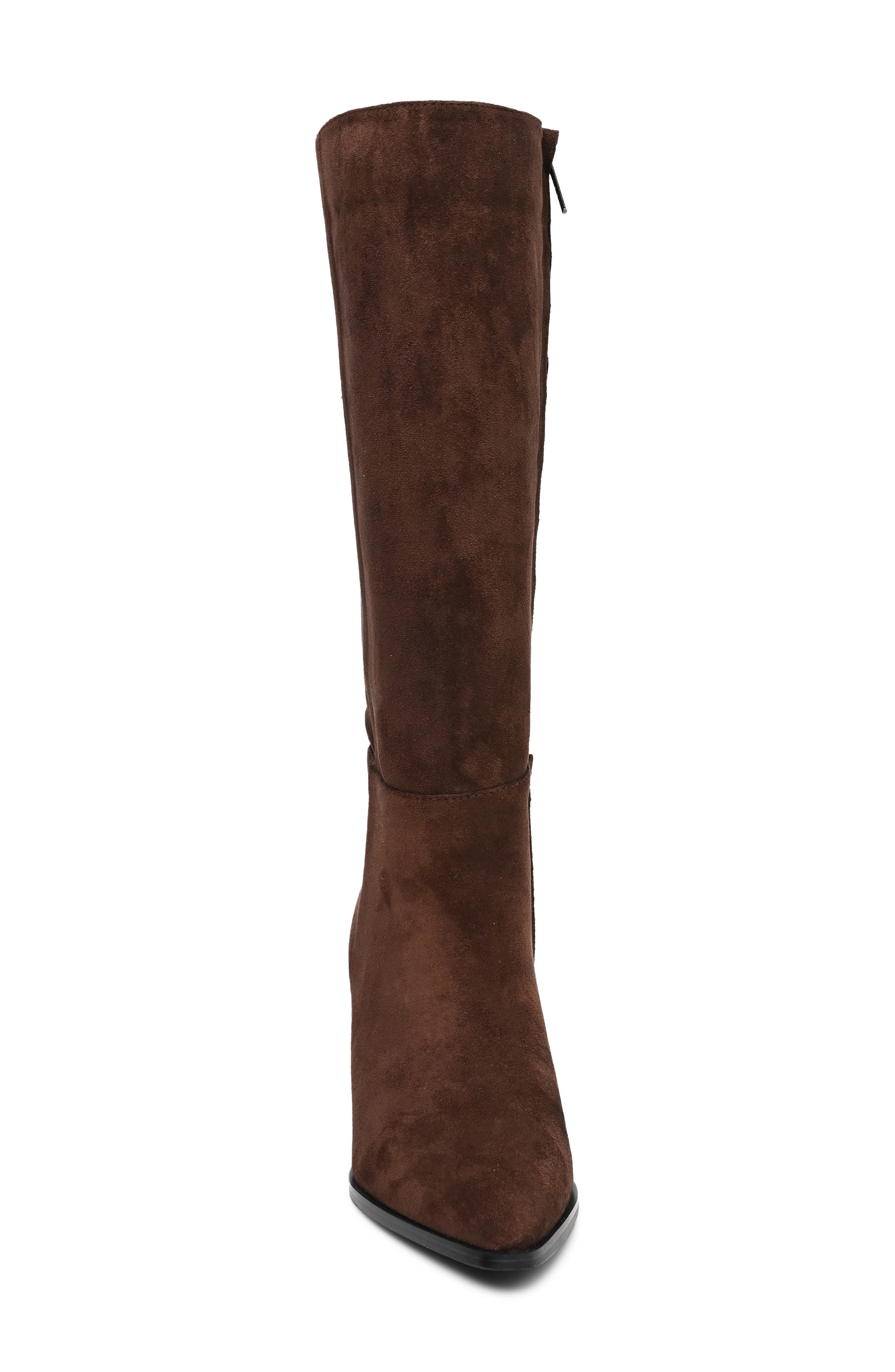 Ticon Tall Boot, Alternate, color, CHOCOLATE MICRO