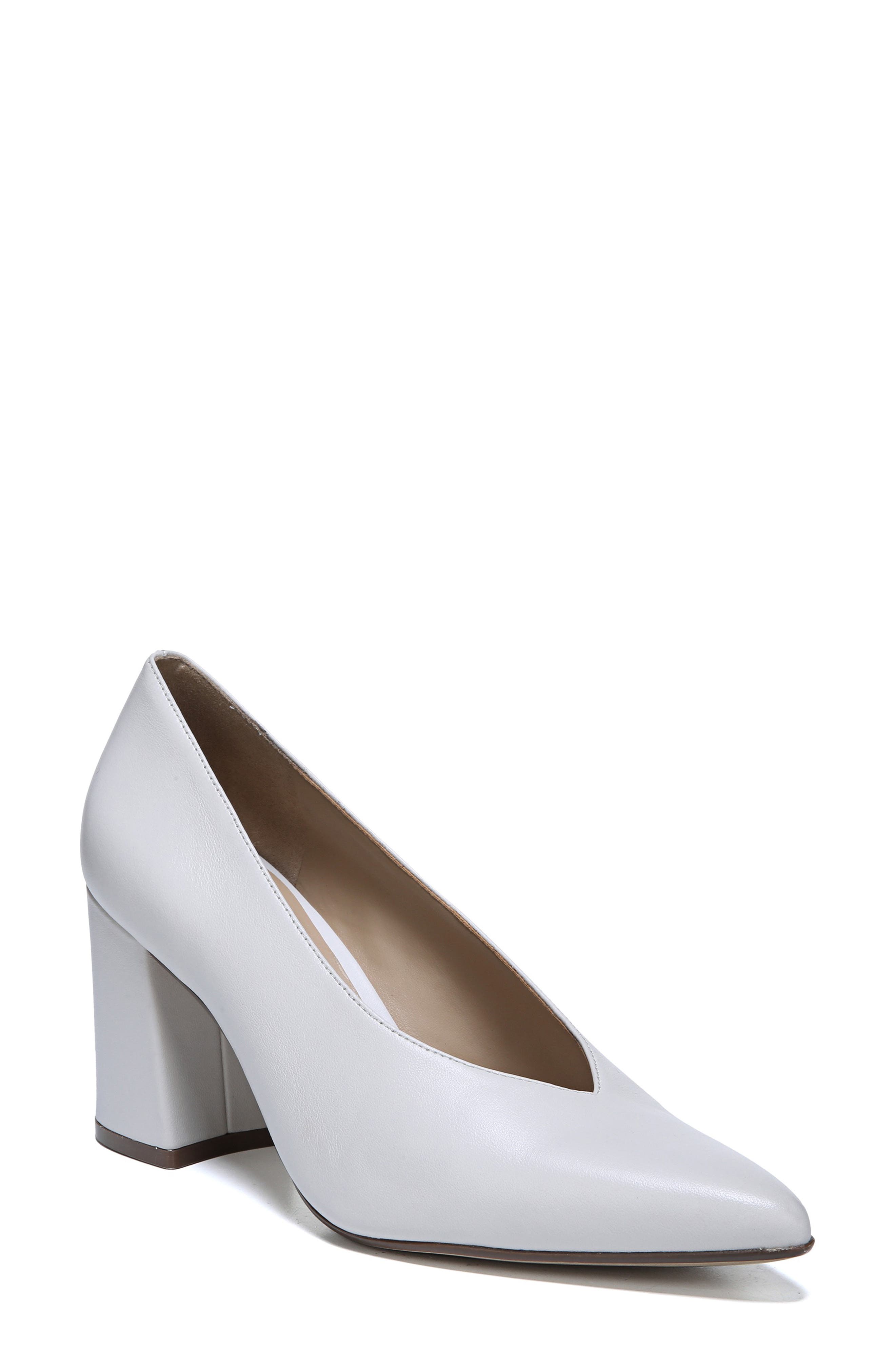 Hope Pointy Toe Pump, Main, color, WHITE LEATHER