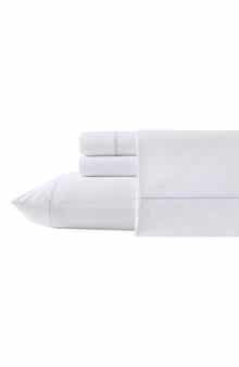 Laura Ashley Scallop Embroidered 4-Piece Sheet Set