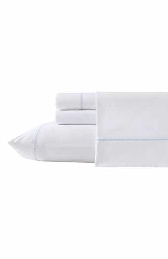 Laura Ashley Scallop Embroidered 4-Piece Sheet Set