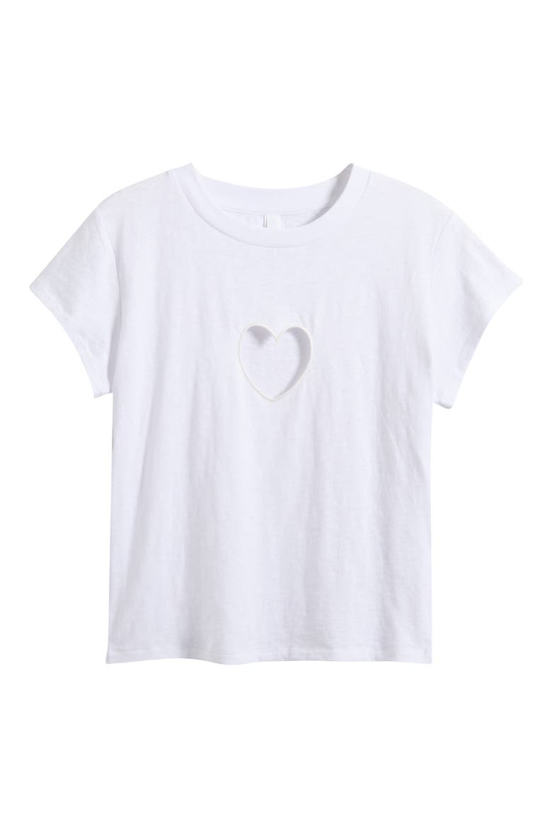 Worn In Jersey Pajama Baby Tee, Alternate, color, SNOW