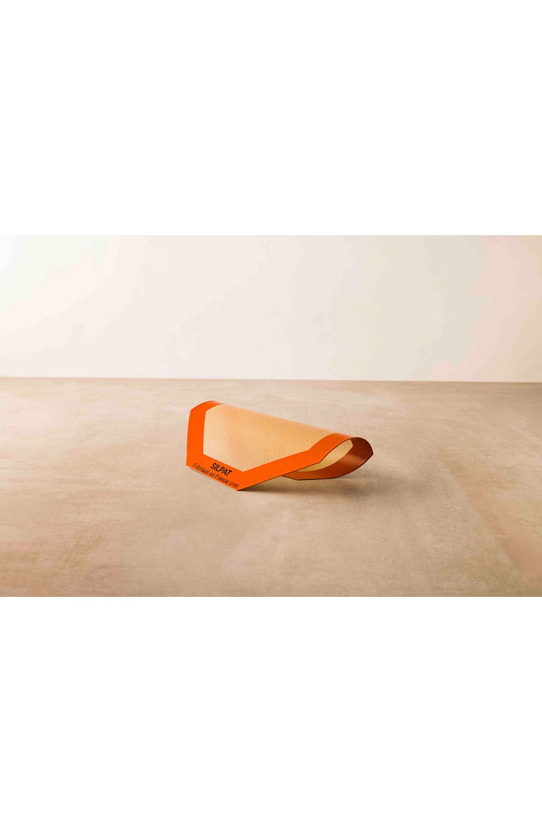 Silpat Non-Stick Silicone Microwave Baking Mat, 10.25-Inch, Octagon, Alternate, color, Orange