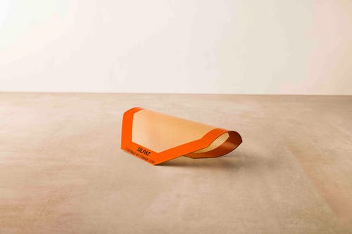 Silpat Non-stick Silicone Microwave Baking Mat, 10.25-inch, Octagon In Orange