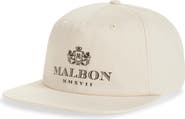 Malbon Golf Monarch Cotton Snapback Baseball Cap