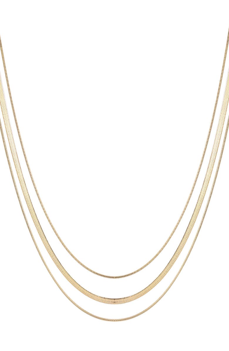 Adornia Set of 3 Assorted Chain Necklaces, Main, color,