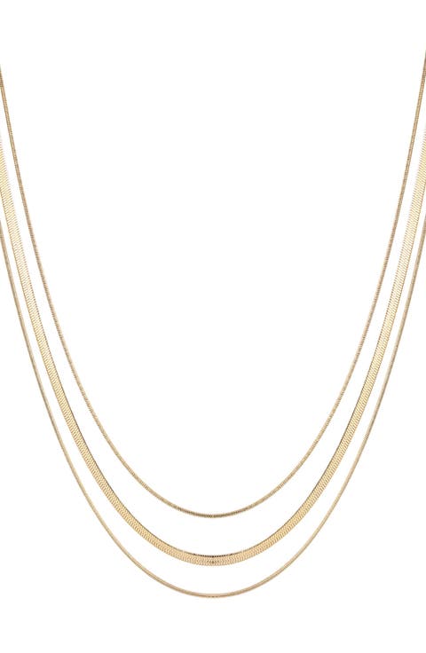 Set of 3 Assorted Chain Necklaces