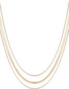 Adornia Set of 3 Assorted Chain Necklaces