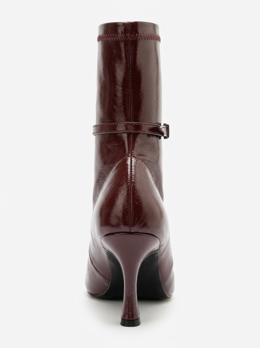 Andora Stiletto Ankle Boot, Alternate, color, Burgundy