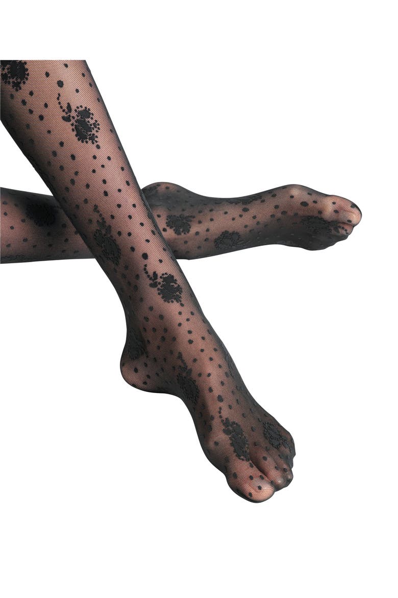 Sweet & Sheer 20 Denier Tights, Alternate, color, Black