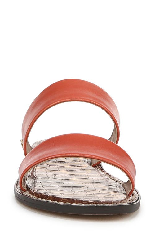 Sam Edelman Gala Slide Sandal In Orange Sunrise