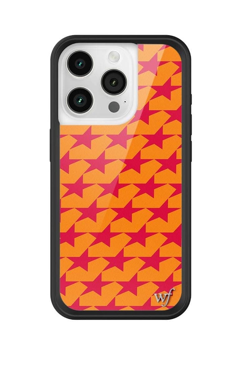 Starry Not Sorry iPhone Case, Main, color, Orange