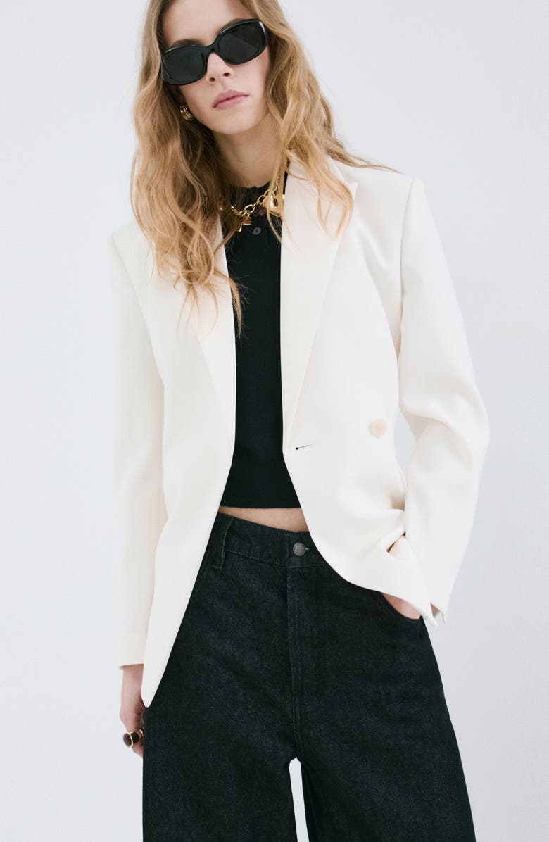 MANGO High Waist Balloon Jeans, Alternate, color, 