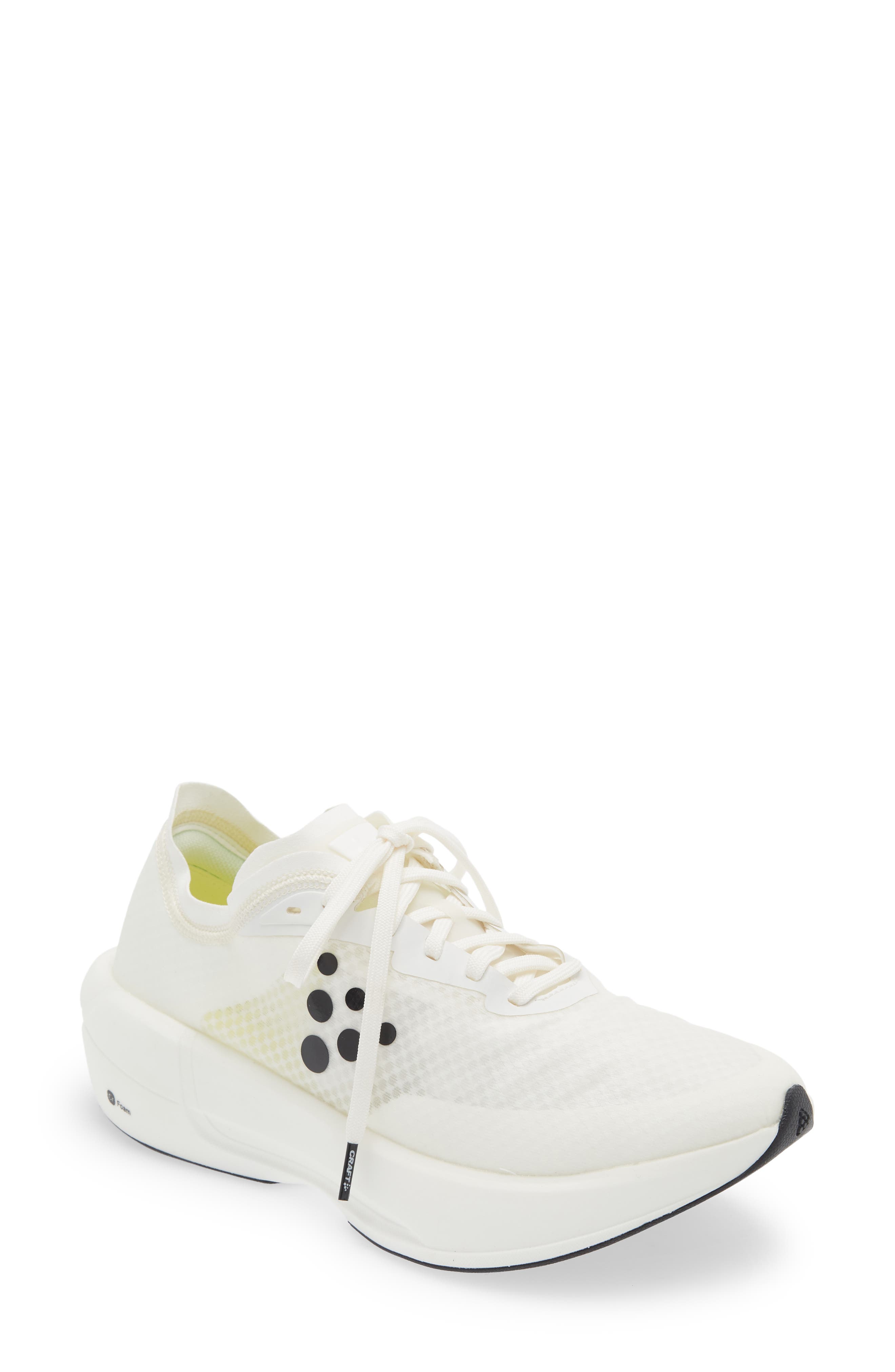 Nordlite Carbon Speed Running Shoe, Main, color, WHITE/ BLACK