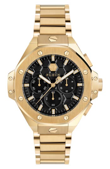 Philipp Plein Royal Bracelet Strap Chronograph Watch, 42mm