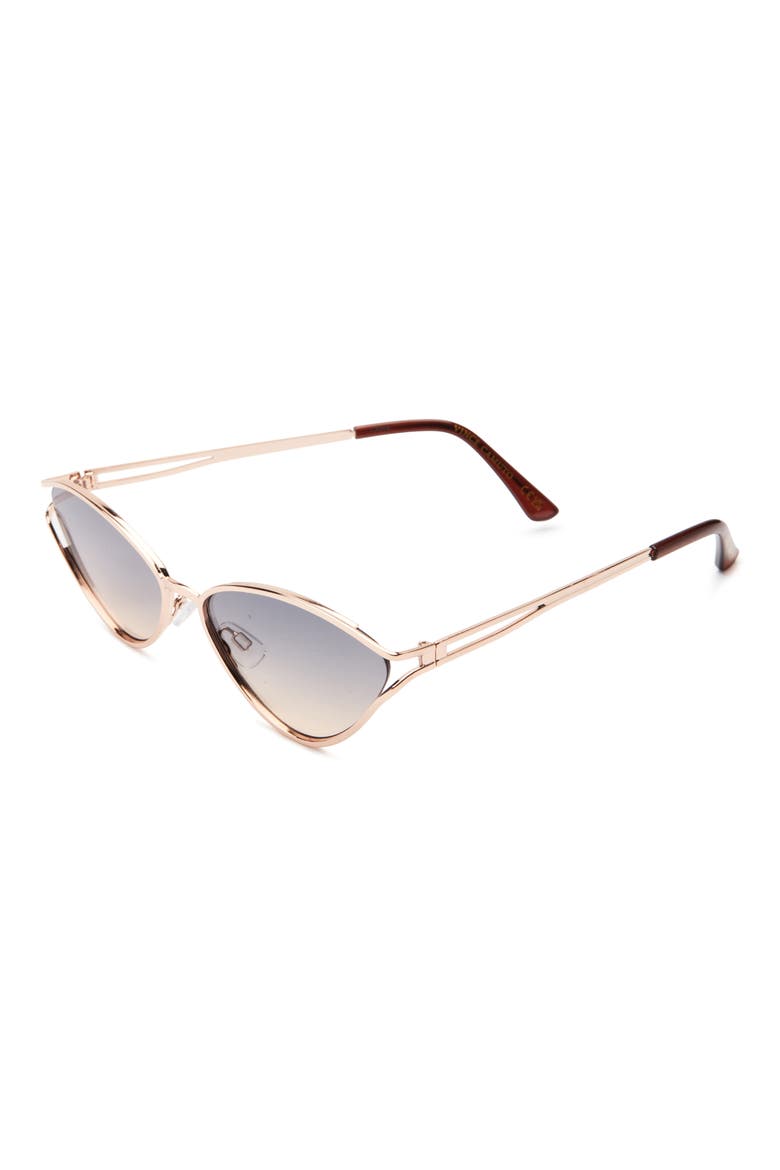 142mm Vented Cat Eye Sunglasses, Alternate, color, GOLD TEAL