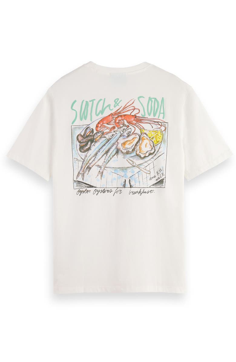 Scotch & Soda Front & Back Graphic T-Shirt, Alternate, color, 