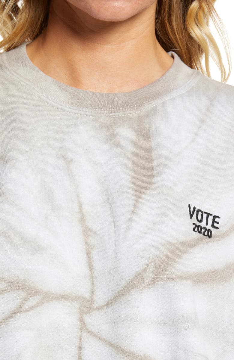 Treasure & Bond VOTE Collection Tie Dye Sweatshirt, Alternate, color, 