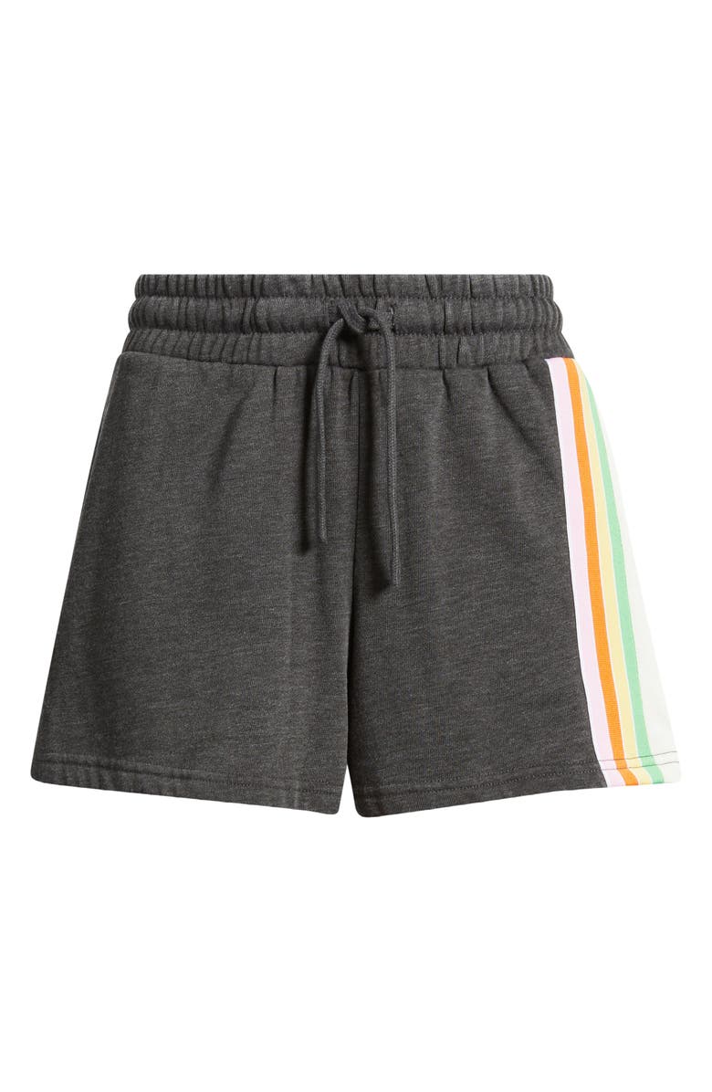 Rip Curl Surf Revival Fleece Drawstring Shorts, Alternate, color, Washed Black