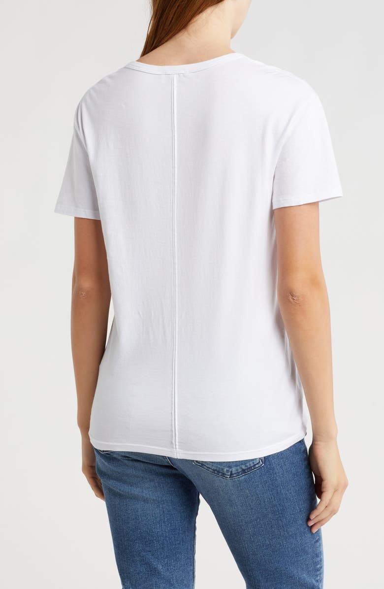 AG Henson V-Neck T-Shirt, Alternate, color, True White