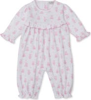 Kissy Kissy Print Pima Cotton Romper