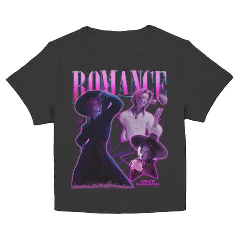 Junior's KPop Demon Hunters Romance Saja Collage Superstar  Graphic T-Shirt
