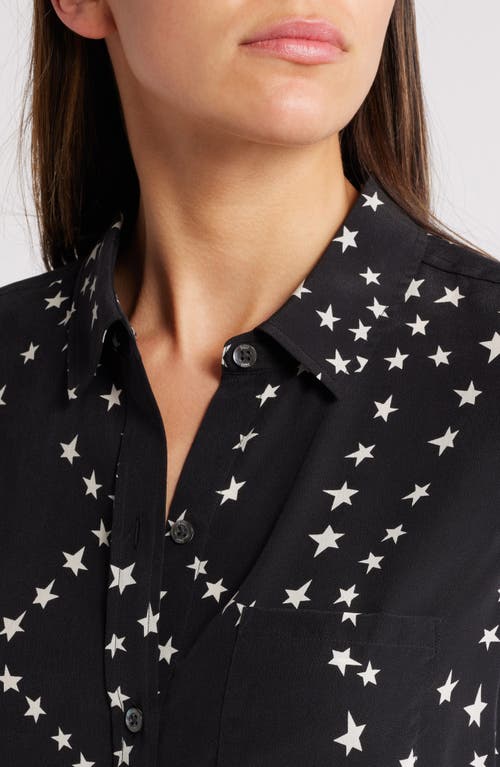 Rails Kate Star Print Button-up Shirt In Black Star Chain