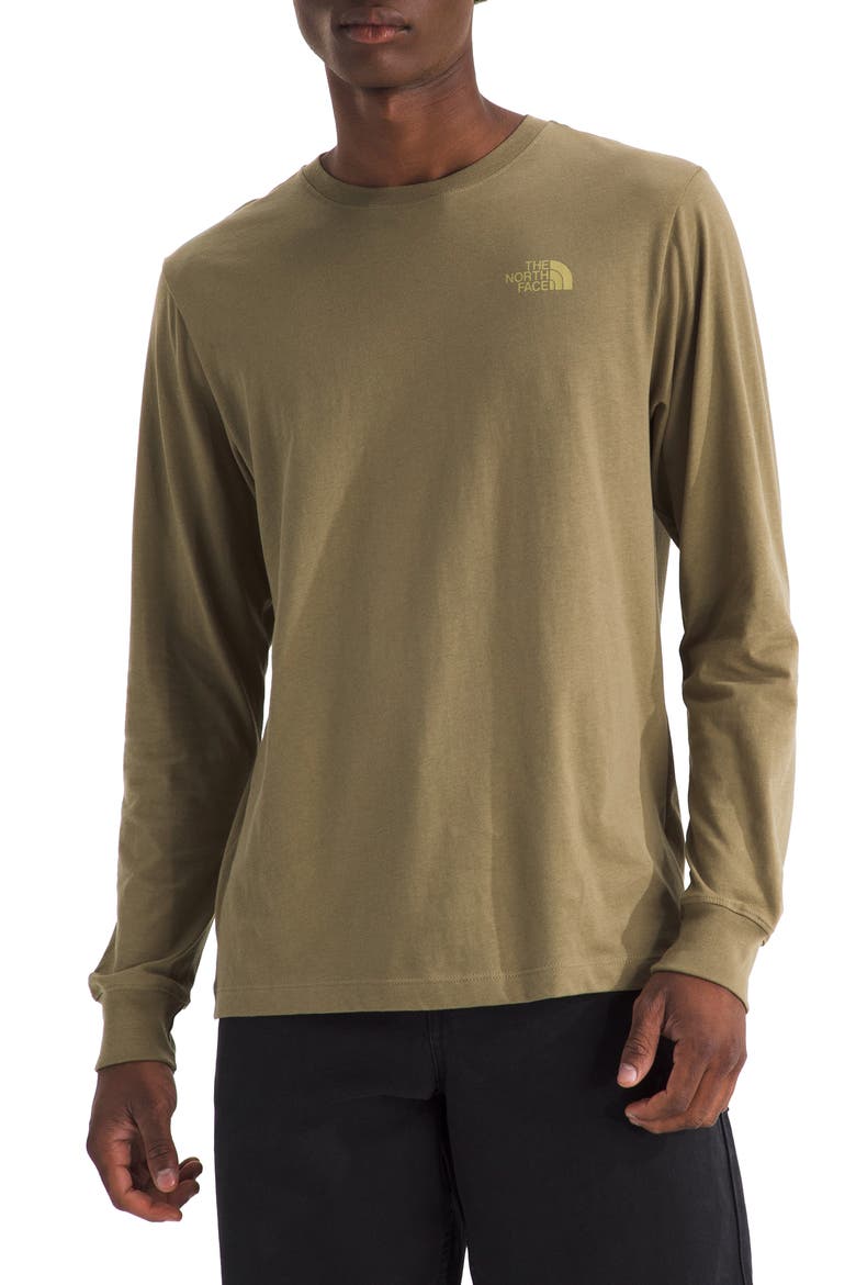 Escape the City Long Sleeve Cotton Graphic T-Shirt, Main, color, CEDAR