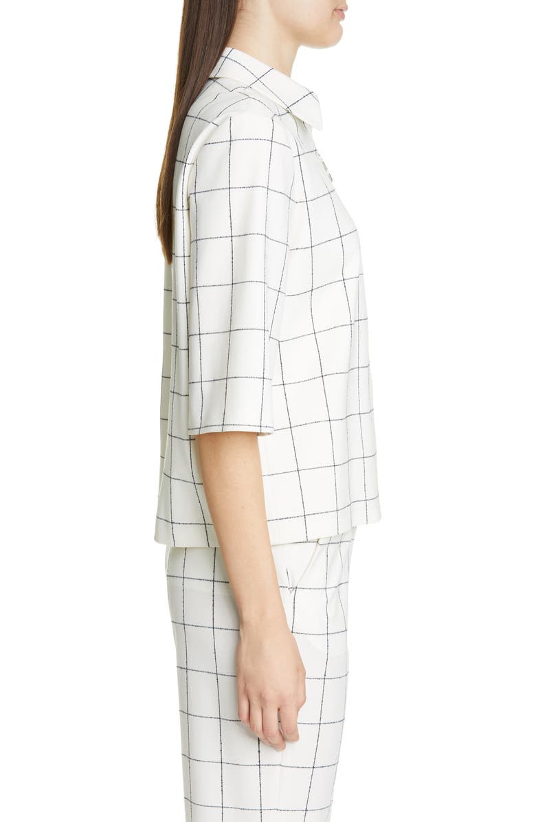 PARTOW Hewitt Half-Zip Check Top, Alternate, color, 