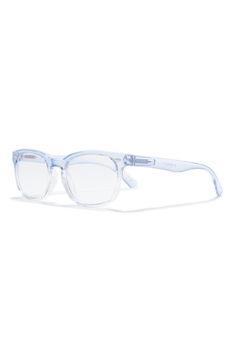 E-SPECS 51mm Box Square Blue Light Optical Frames, Alternate, color,