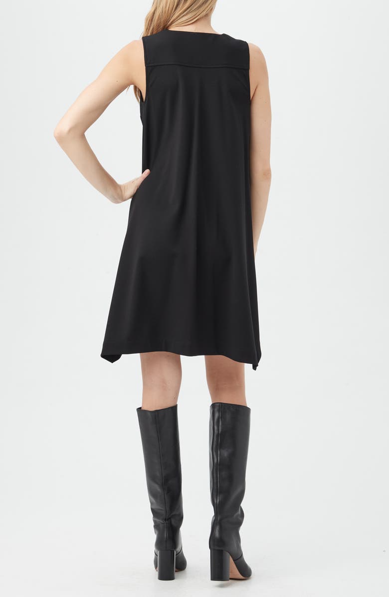 Trina Turk Eloise A-Line Dress, Alternate, color, Black