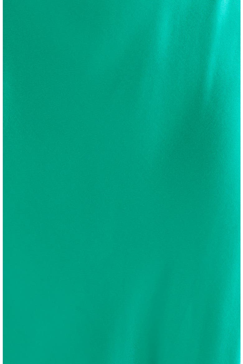 Solene Sleeveless Satin Midi Dress, Alternate, color, JADE