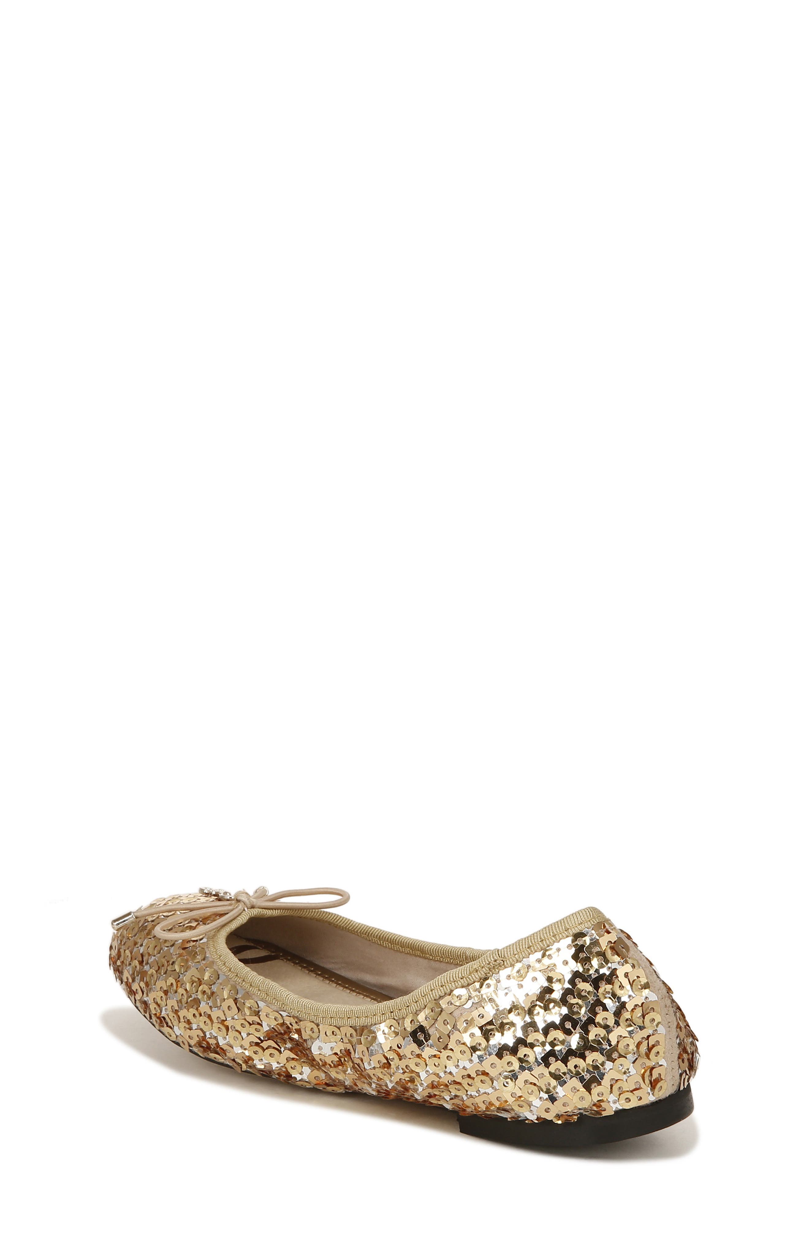 Sam Edelman Felicia Ballet Flat, Alternate, color, Gold Muilti