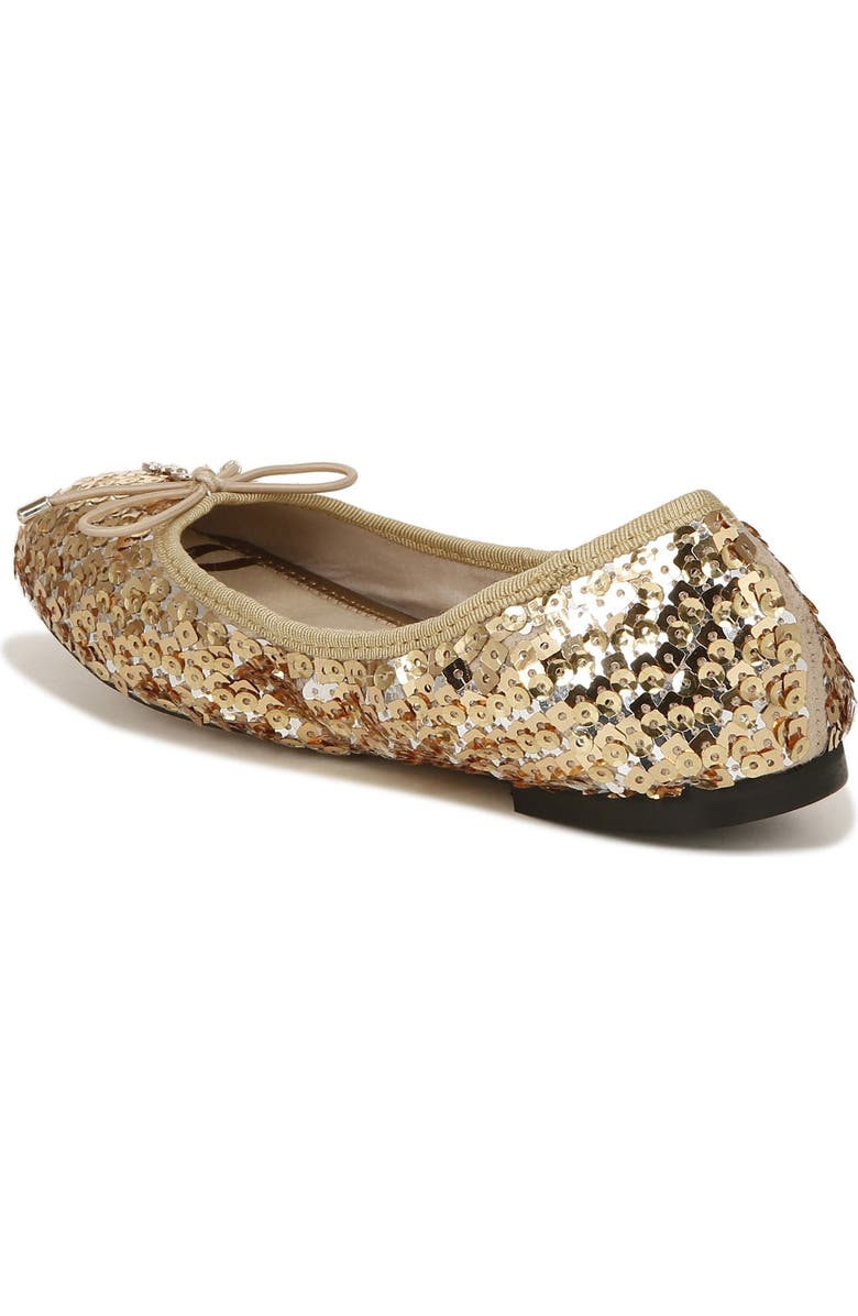 Sam Edelman Felicia Ballet Flat, Alternate, color, Gold Muilti