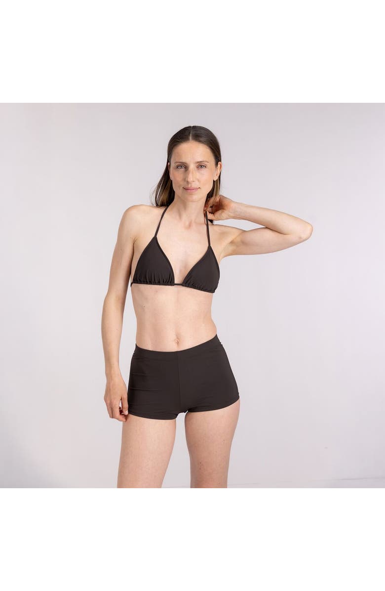 Wallien Hot Pant Swim Short - Women's, Alternate, color, Coffee