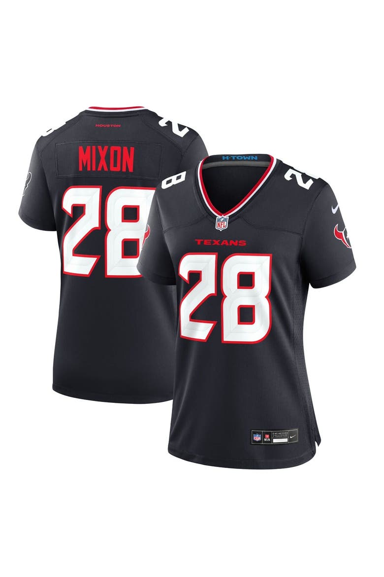 Women's Nike Joe Mixon Navy Houston Texans Game Jersey, Main, color, Navy