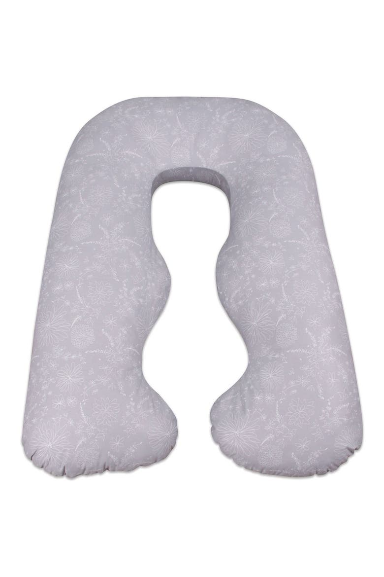 Back 'N Belly® Chic Contoured Pregnancy Support Pillow, Main, color, FLORAL LACE