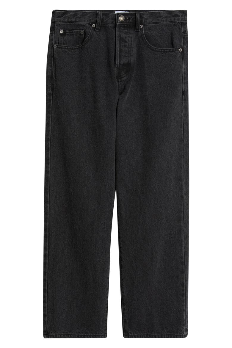 Boxcar Straight Leg Jeans, Alternate, color, FADED BLACK