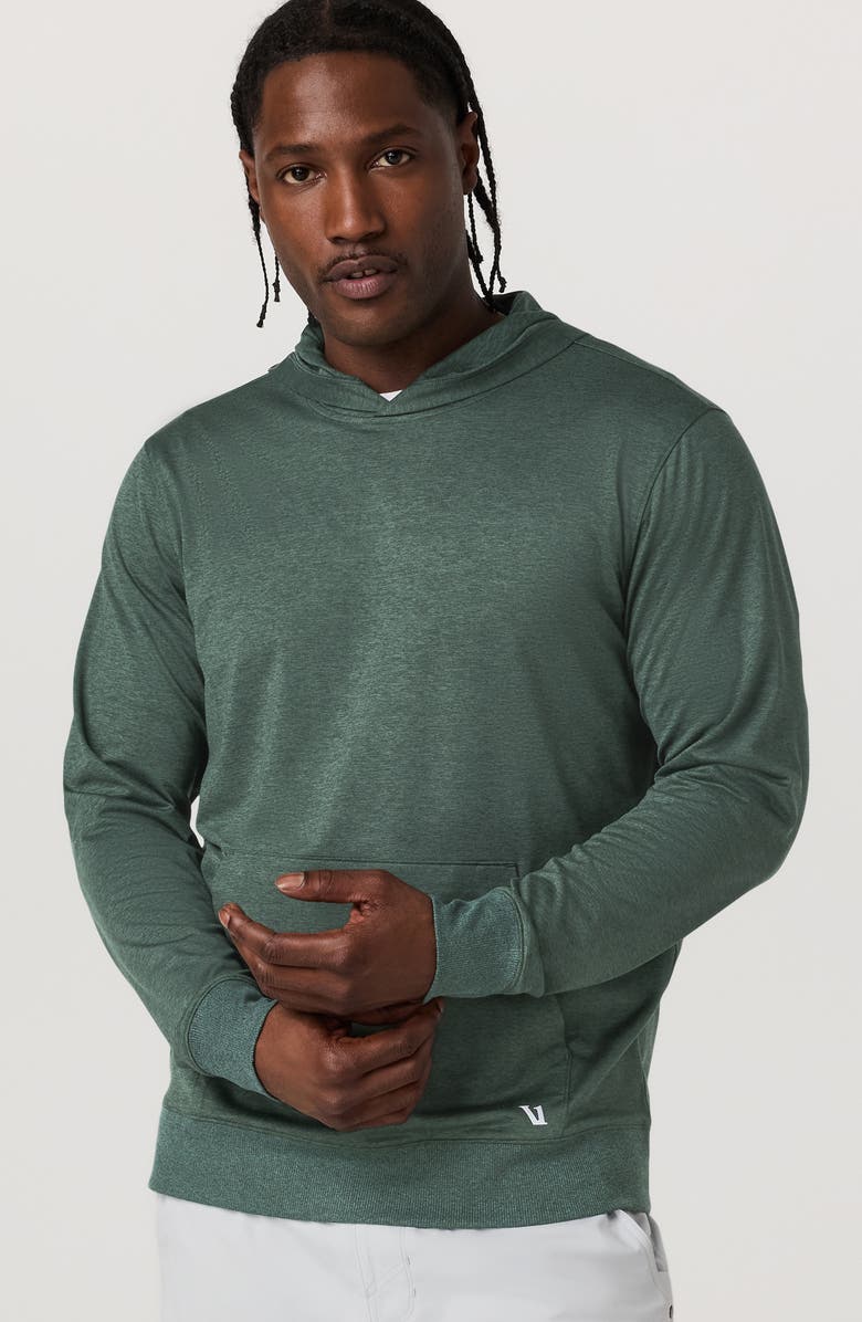 Vuori Sunday 2.0 Hoodie, Alternate, color, Agate Green Heather